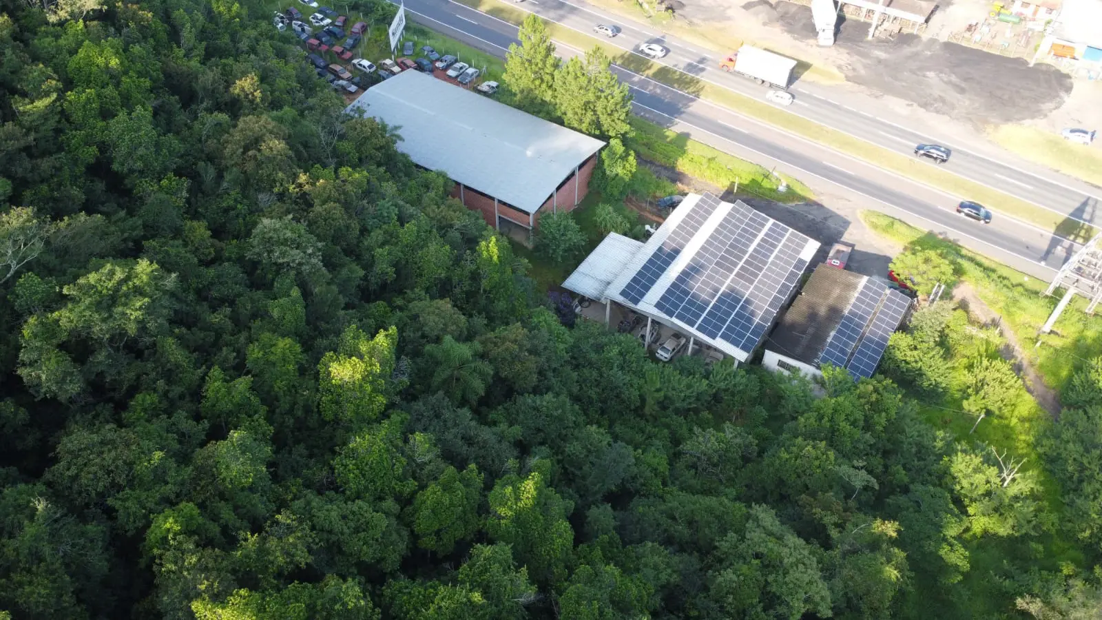 Projeto real de energia solar instalado pela Sollarseg