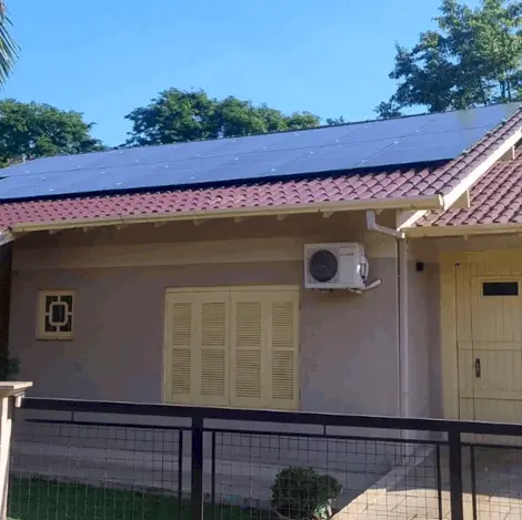 Projeto real de energia solar instalado pela Sollarseg