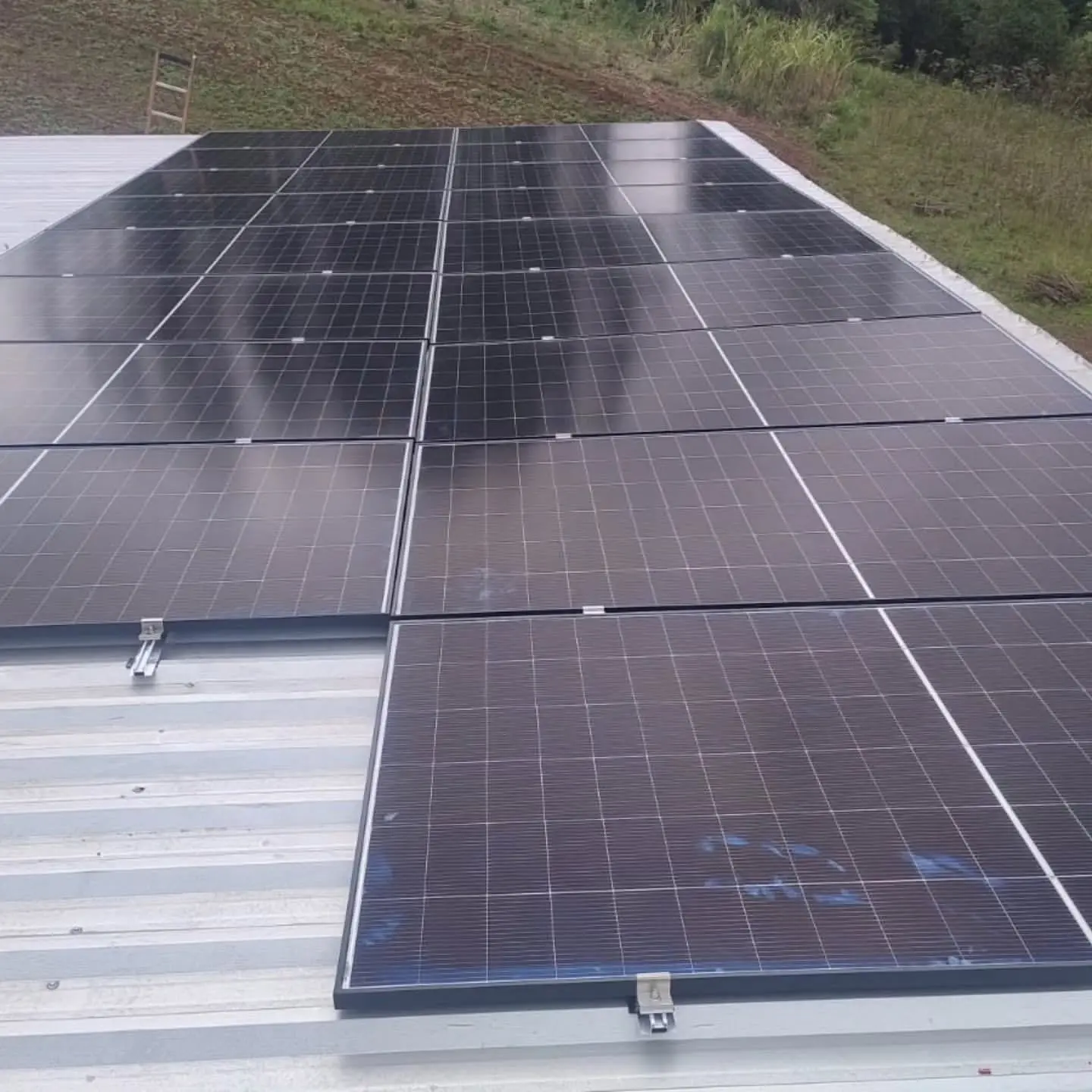 Projeto real de energia solar instalado pela Sollarseg